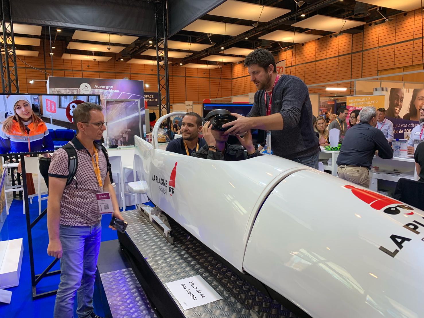 Animation bobsleigh VR salon